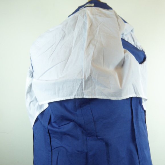 Umit Benan blue Silk cotton blazer jacket Italy i48 38r - Picture 4 of 8